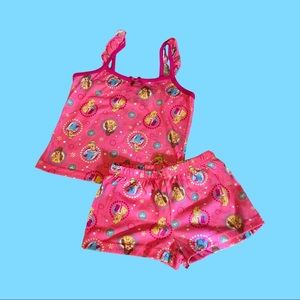 Disney Princess Pajama Shorts Set